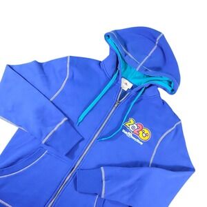 Walt Disney World 2020 Zip Up Hoodie Blue Mickey Mouse Friends Adult Small WDW